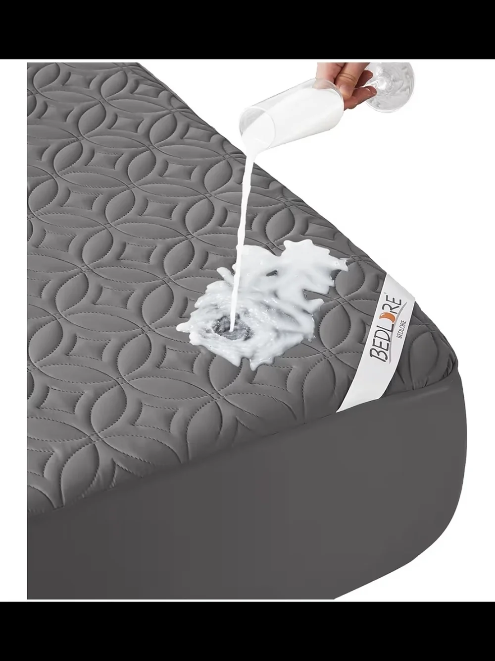 BEDLORE Waterproof Mattress Protector, Full Size Mattress Pad with Deep Pocket 6